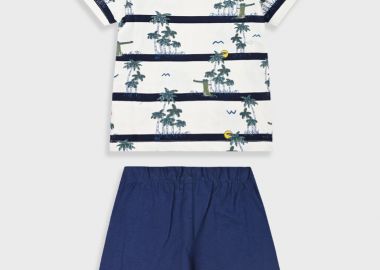 Σετ με εμπριμέ μπλούζα για αγόρι | ΜΑΡΕΝ - Energiers - 